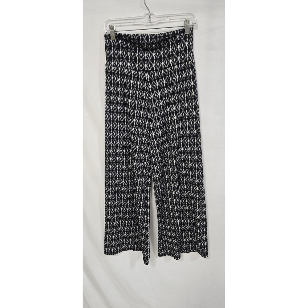 Double Take women M high waist wide leg palazzo pants retro whimsigoth vacation